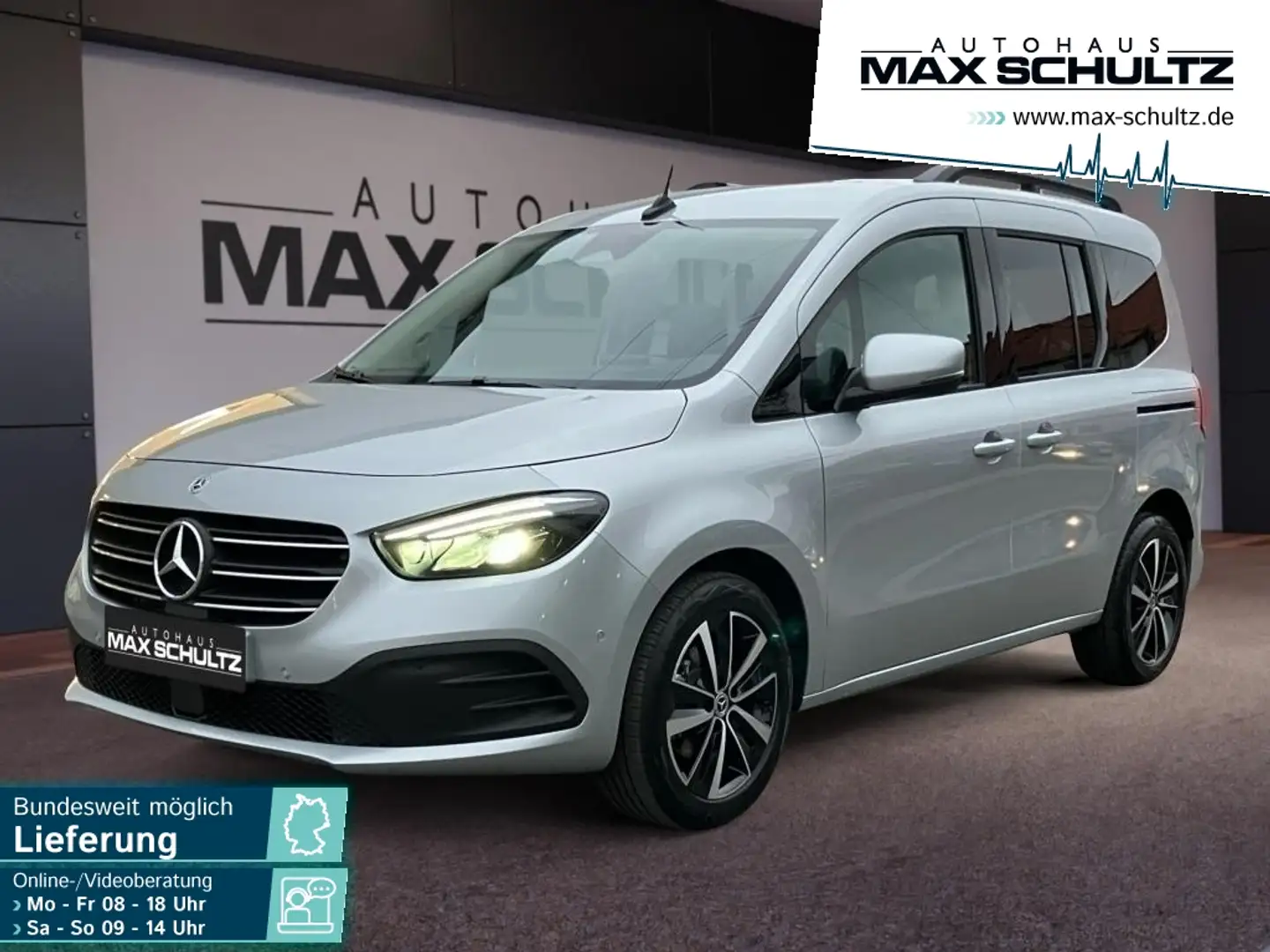 Mercedes-Benz T-Class T 180 d PROGRESSIVE*LED*NAVI*SITZH*KAM*TOTW*KEYL Argent - 1