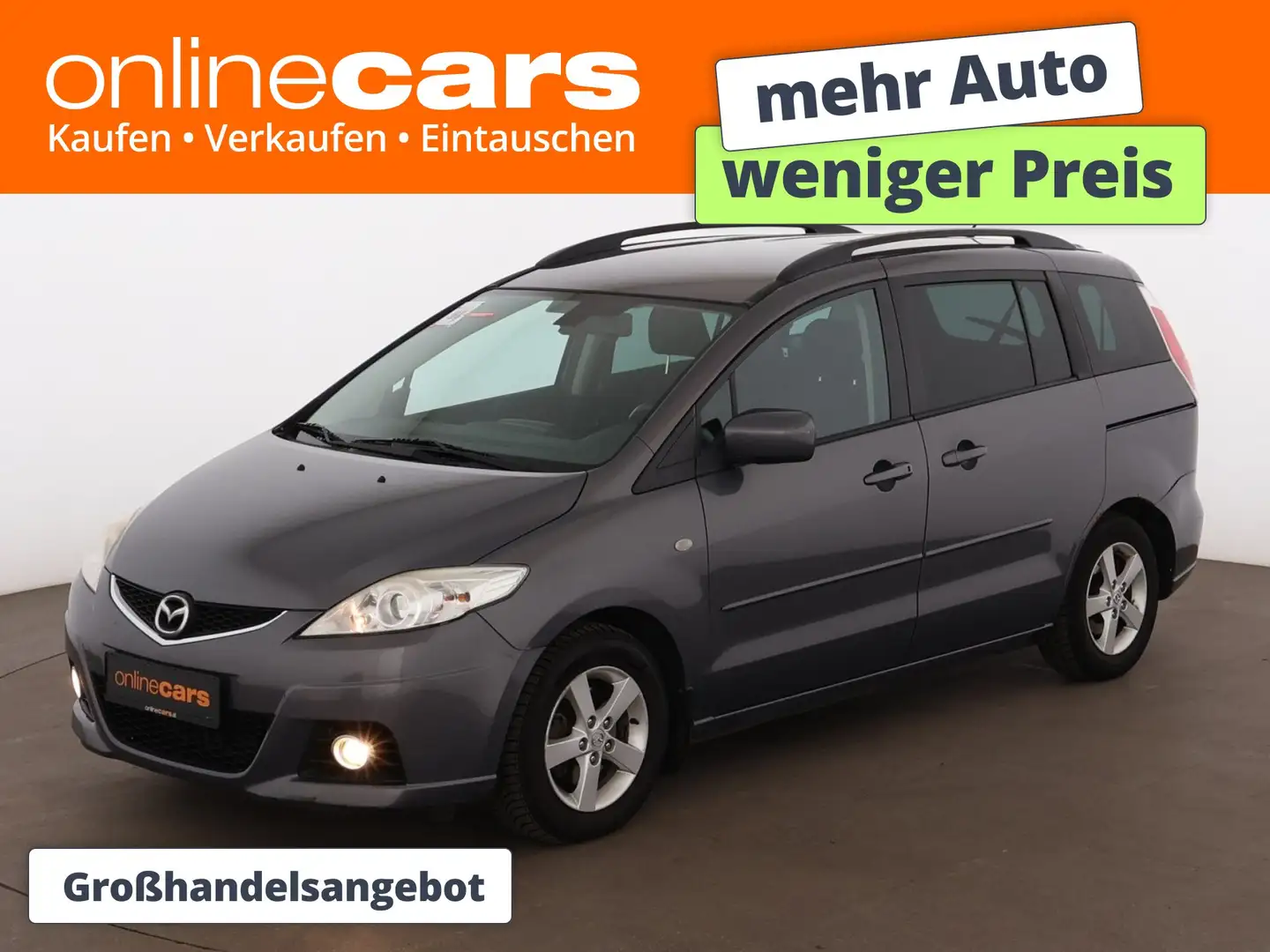 Mazda 5 2.0 Diesel 7-SITZER AHK KLIMA-AUTOMATIK Grau - 1