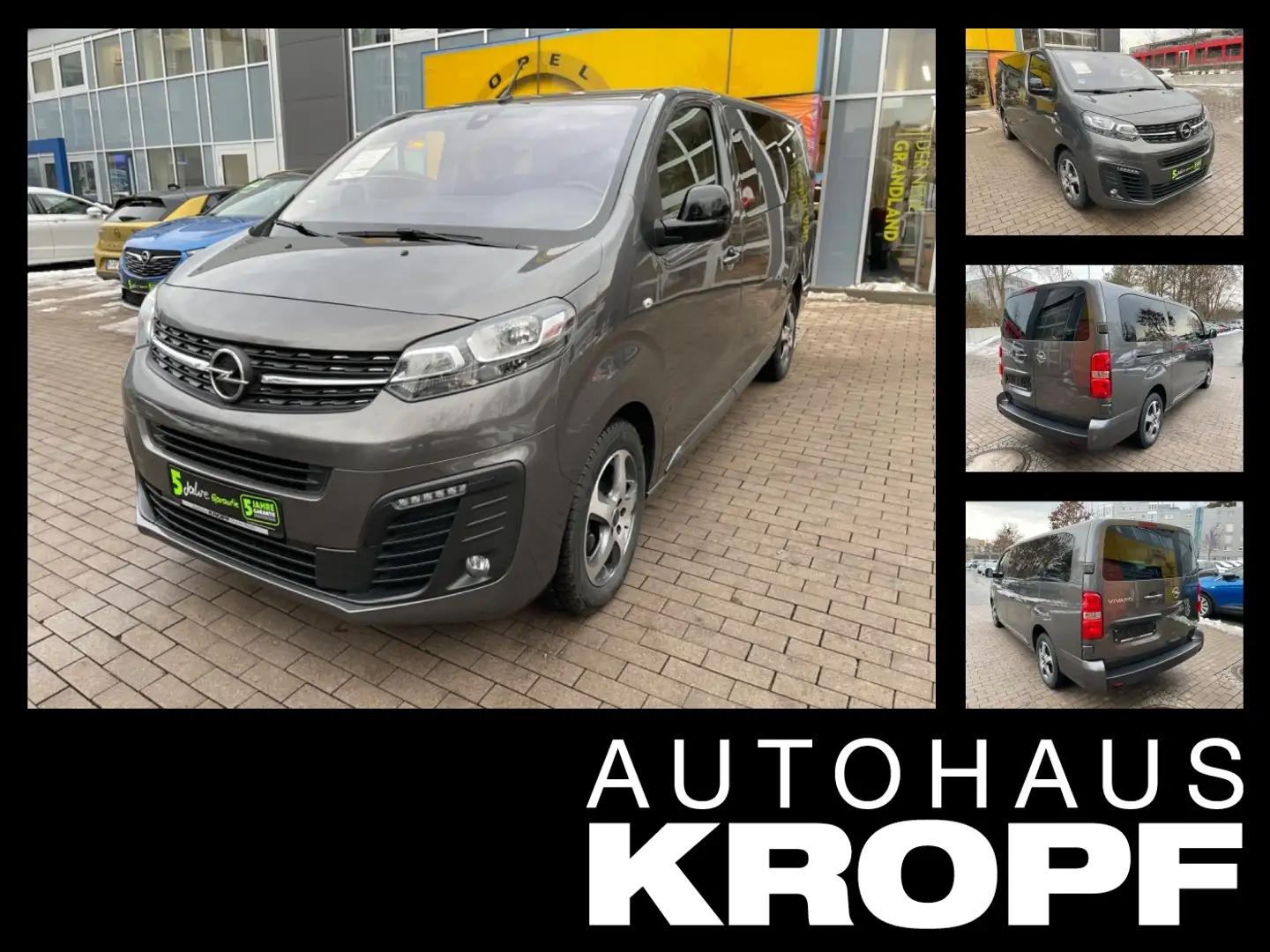 Opel Zafira Life 2.0 D L (L3) Elegance FLA SpurW Grau - 1