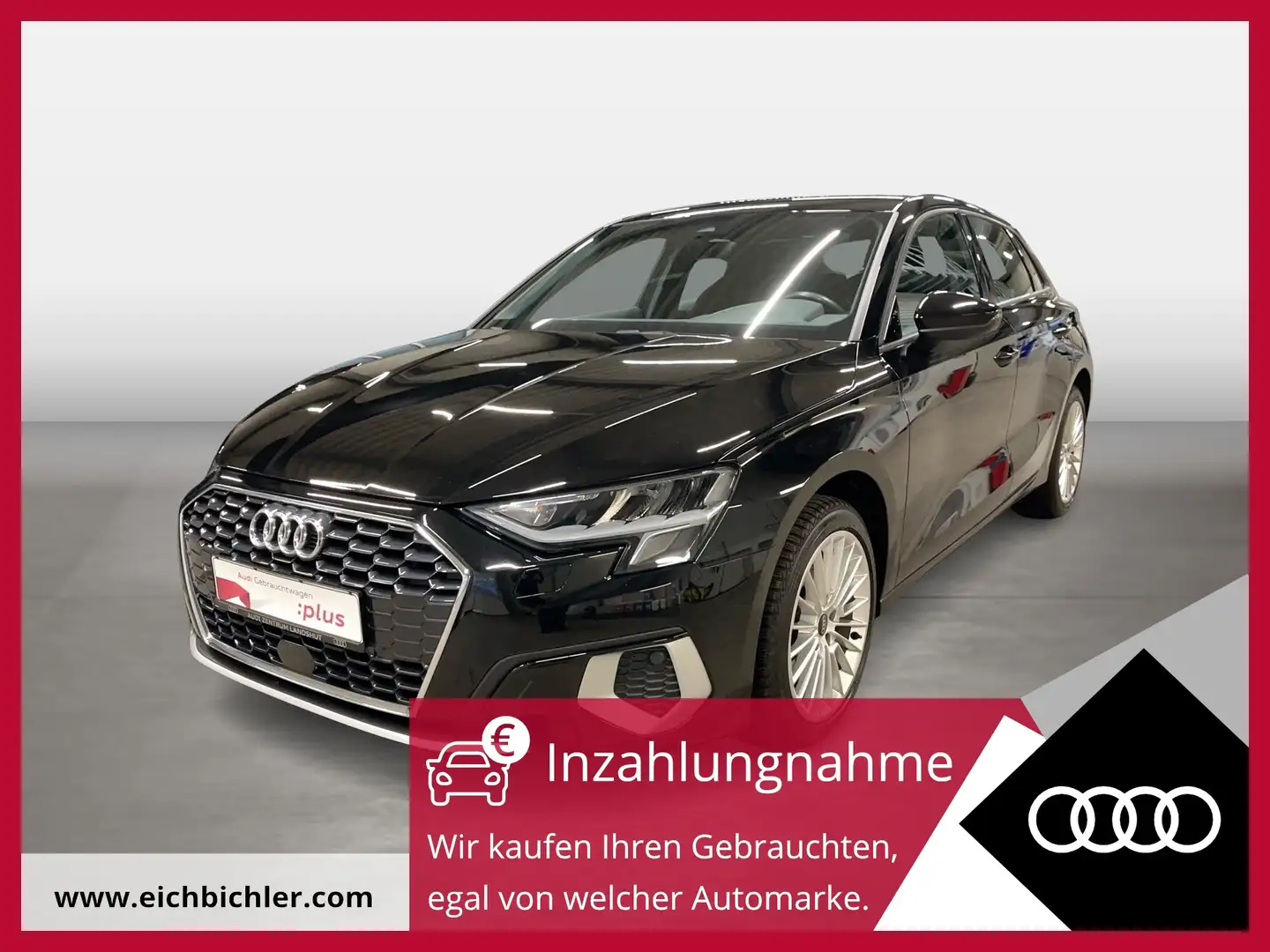 Audi A3 Sportback 30 TFSI S tronic advanced 2xKlima Schwarz - 1