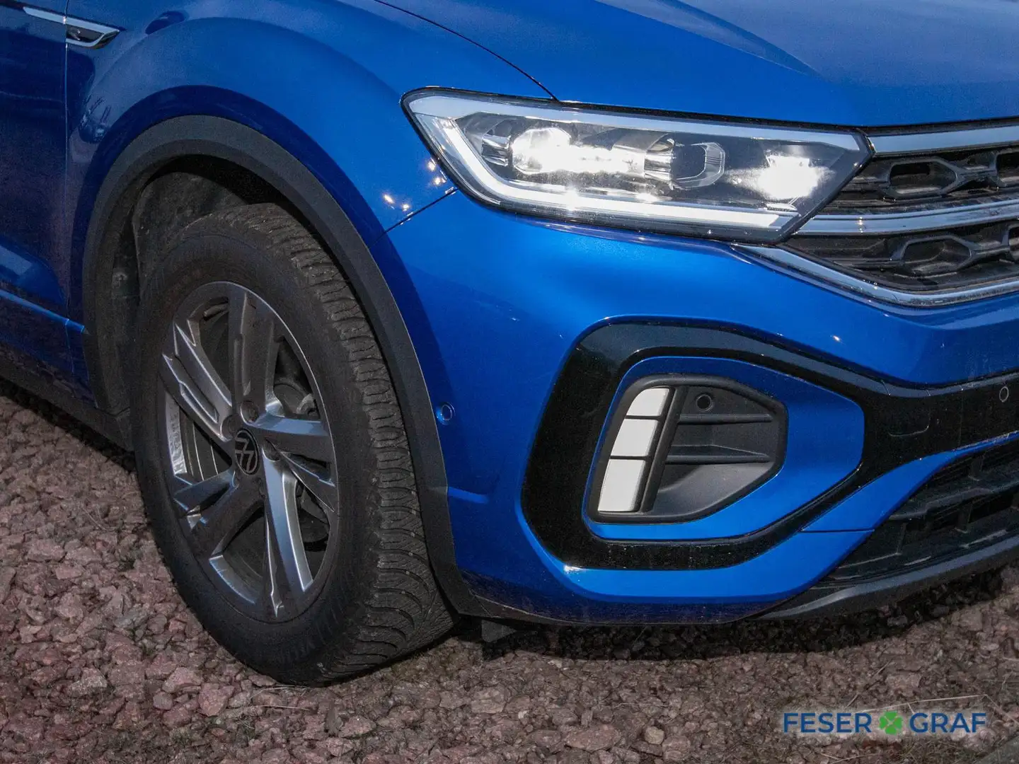 Volkswagen T-Roc Cabriolet 1.5 TSI DSG R-Line AHK/Lenkrheiz Bleu - 2