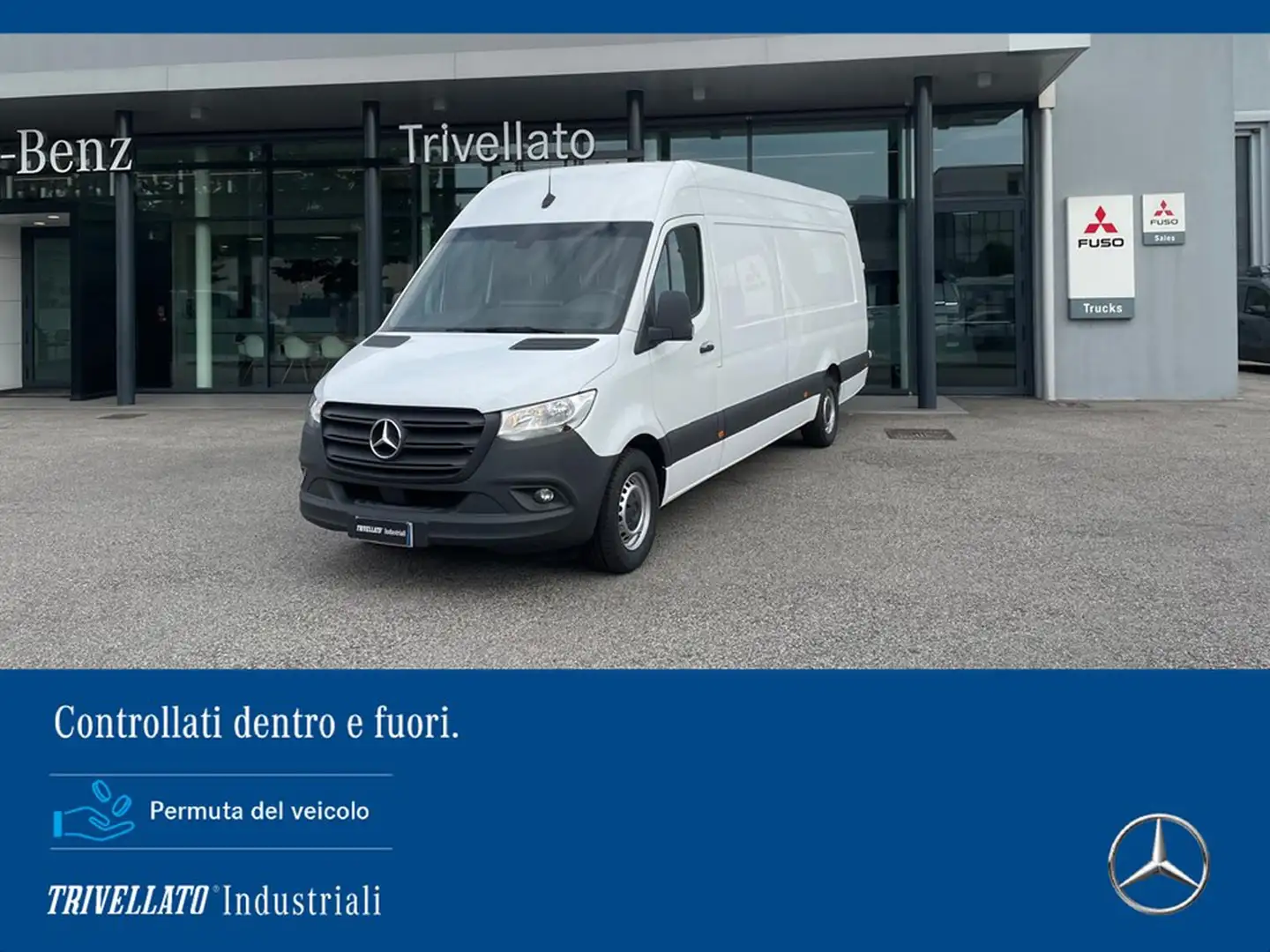 Mercedes-Benz Sprinter 316 2.1 cdi f 43l/35 rwd tetto alto e6 Bianco - 1