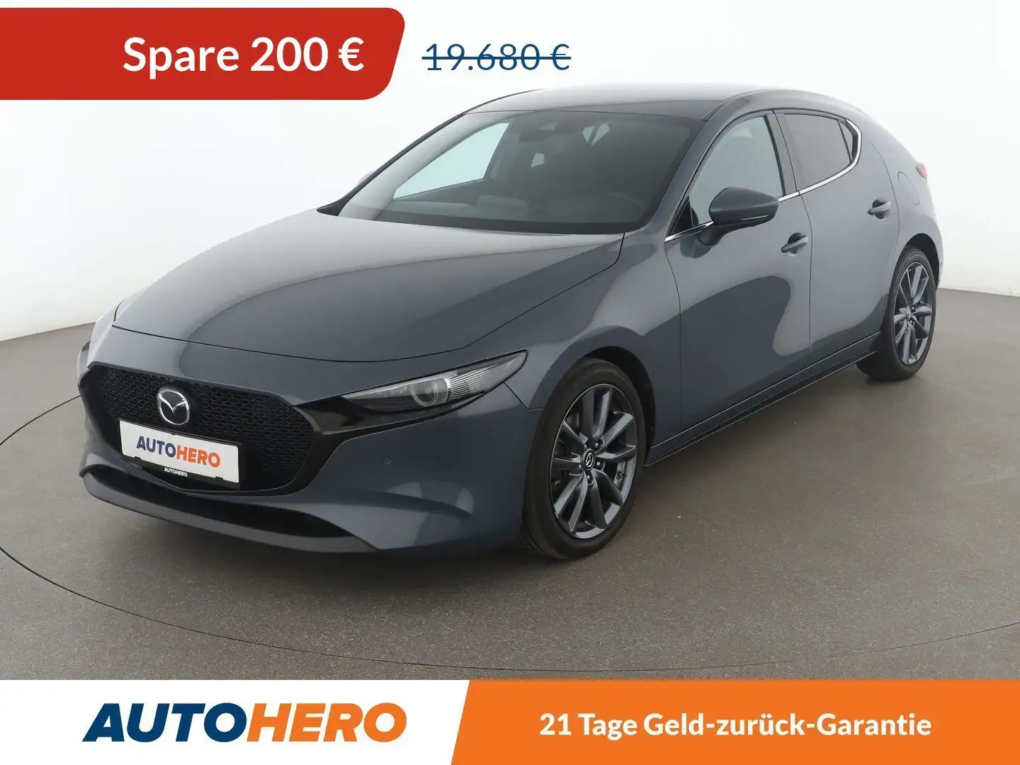 Mazda 3 2.0 Selection Aut.*NAVI*LED*360CAM*SHZ*LHZ*ALU* Gris - 1
