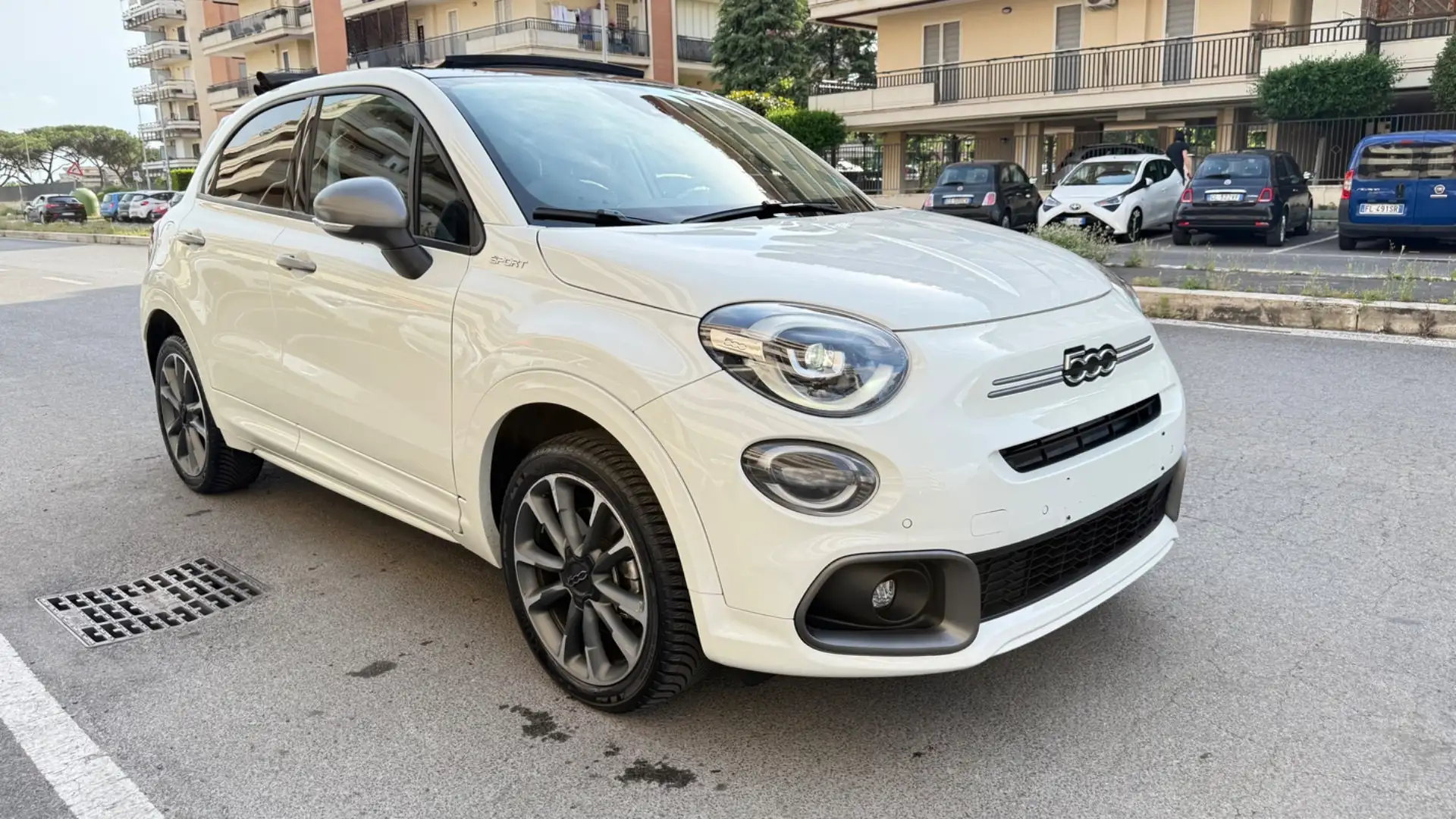 Fiat 500X 1.5 T4 Hybrid 130 CV DCT Sport LED NAVI KAMERA TET Biały - 2