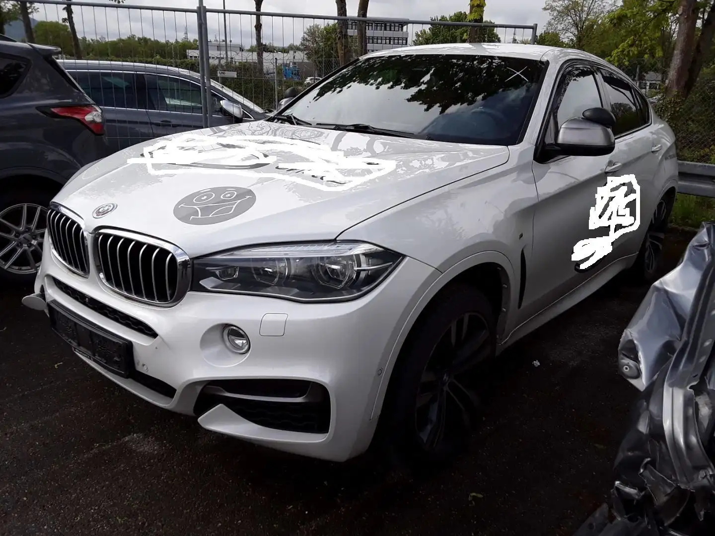BMW X6 Baureihe X6 M50 d Blanco - 1