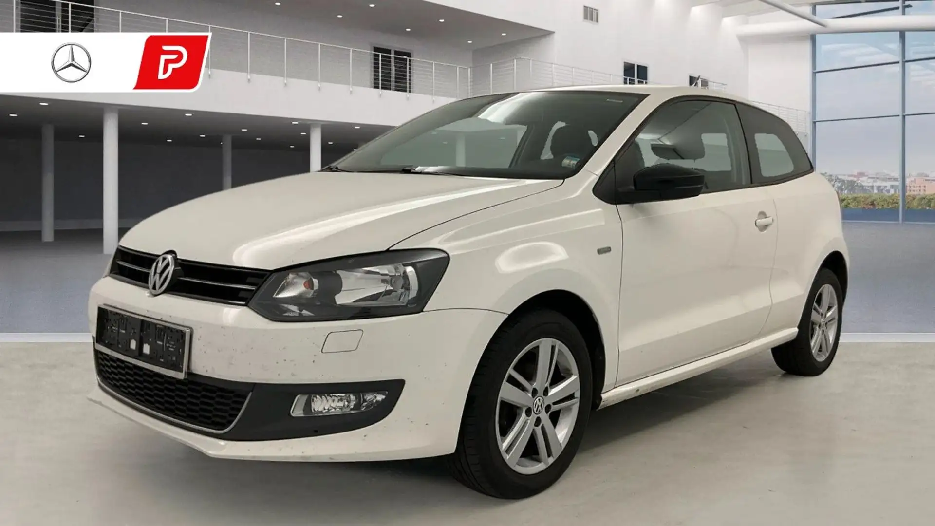 Volkswagen Polo V Match Sitzheizung PDC TEMPO Teilleder 1HD Weiß - 1