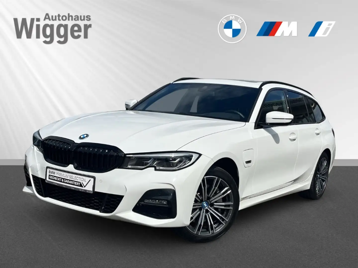 BMW 330 e xDrive M Sport tour/Laser/HUD/AHK/Panorama Blanc - 1
