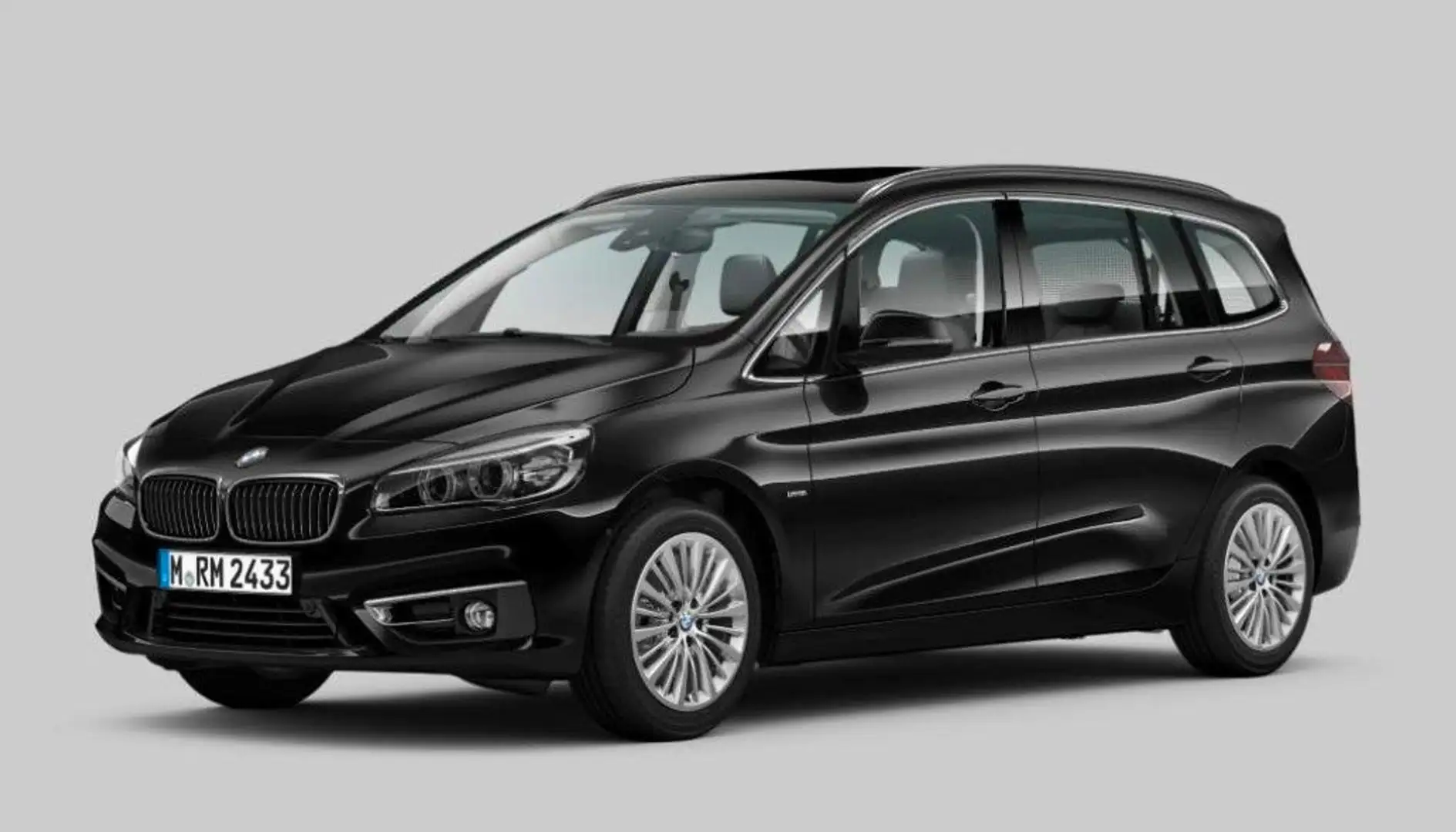 BMW 220 i GranTourer Luxury Line Aut/Panor./ACC/Leder Schwarz - 1