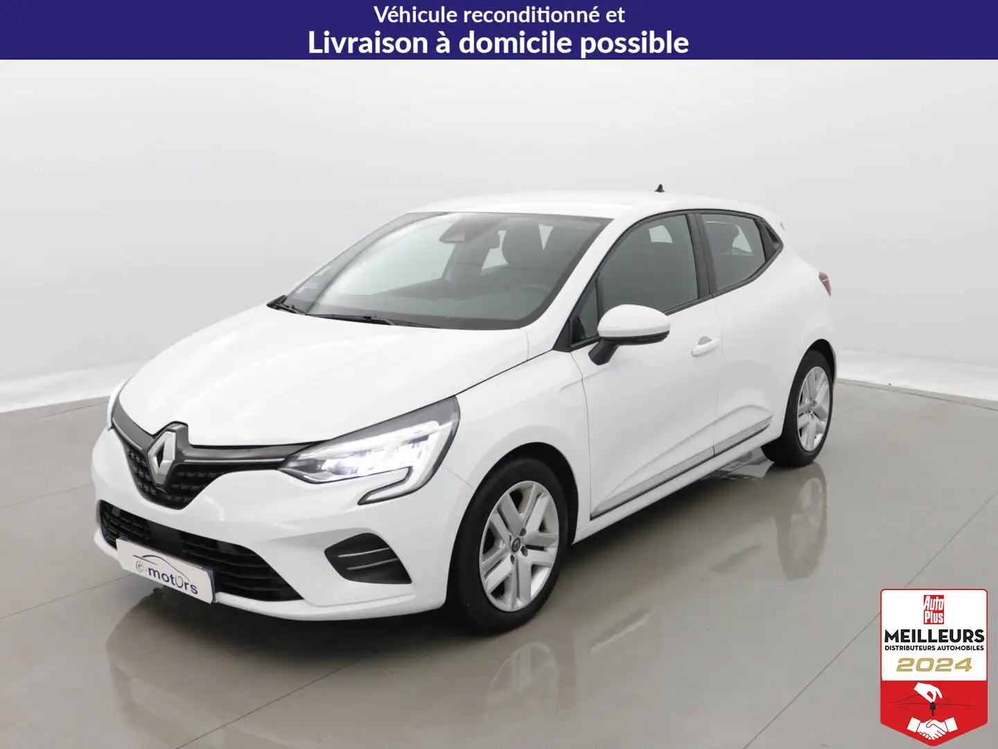 Renault Clio Clio TCe 100 Zen +GPS +PDC AR Blanc - 1