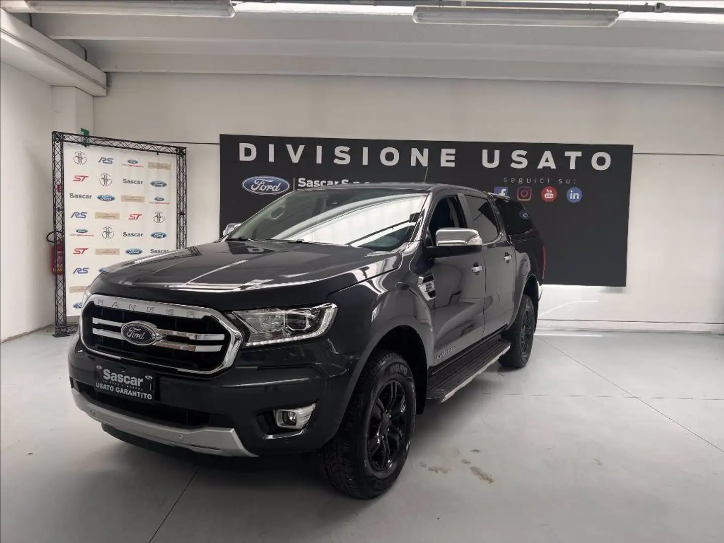 Ford Ranger 2.0 ecoblue double cab Limited 170cv Grigio - 1