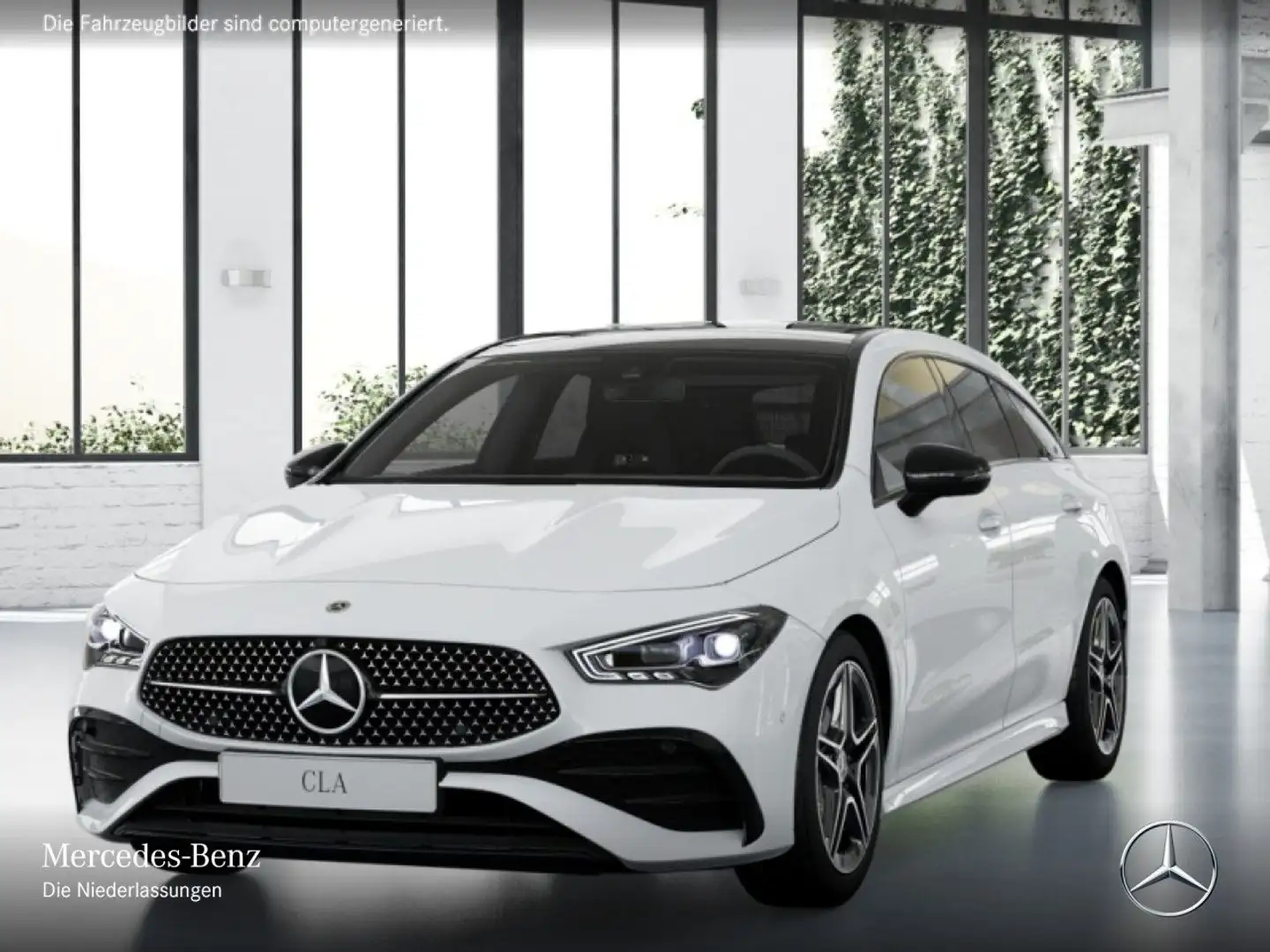 Mercedes-Benz CLA 200 AMG+NIGHT+PANO+360°+MULTIBEAM+STHZG+TOTW Weiß - 2