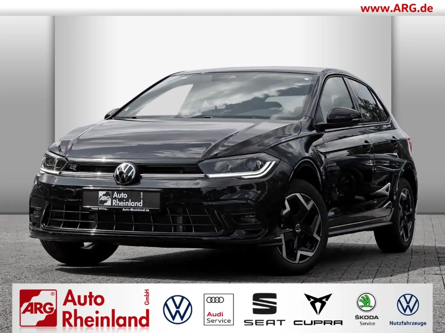 Volkswagen Polo R-Line 1.0 TSI OPF DSG APP/ACC/IQ.LIGHT/NAVIVORB./ Schwarz - 1