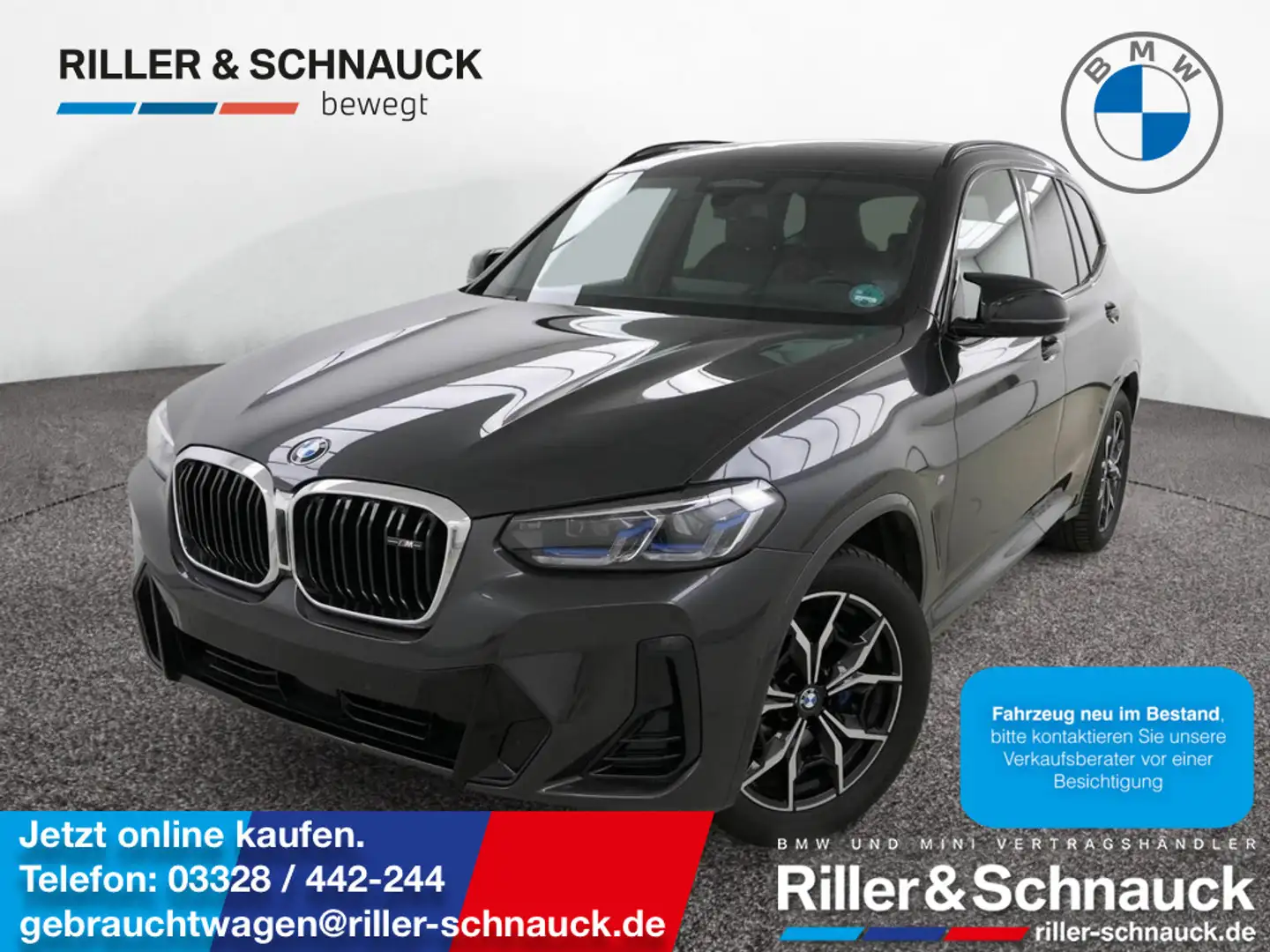 BMW X3 M 40d xDrive LASER+AHK+PANO+HK+ACC Grau - 1