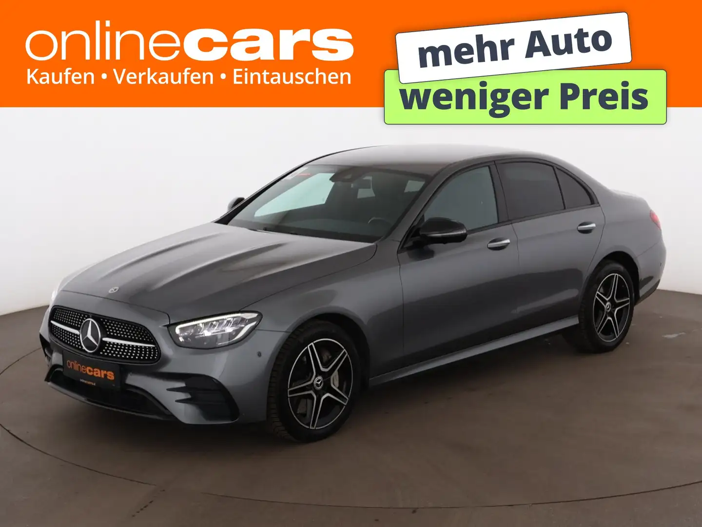 Mercedes-Benz E 300 e AMG Line Aut LED 360-CAM LEDER NAVI PDC Grau - 1