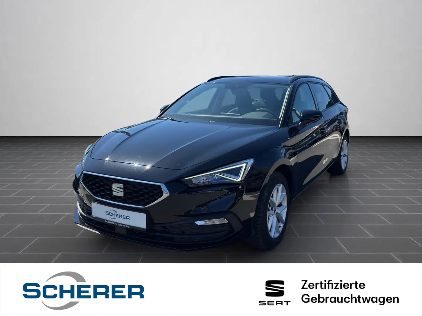 SEAT Leon Sportstourer 1.5 eTSI DSG Style LED PANO KA Schwarz - 1