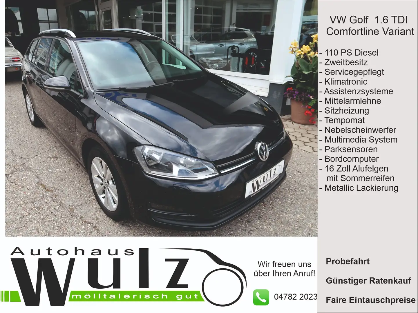 Volkswagen Golf Variant Comfortline BMT Schwarz - 1