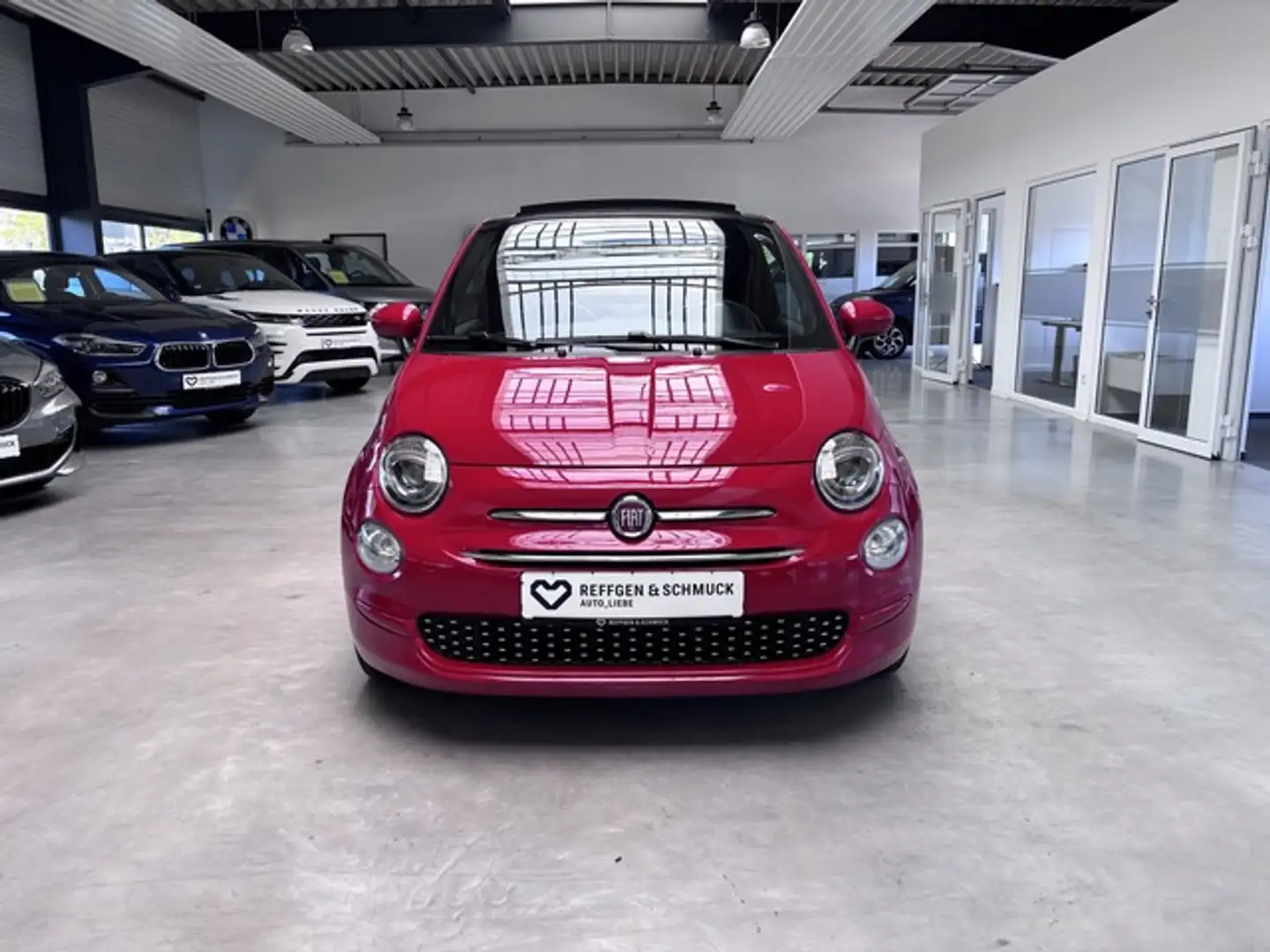 Fiat 500C LOUNGE +E-VERDECK+KLIMA+APPLE+EINPARKHILFE+ Rood - 2