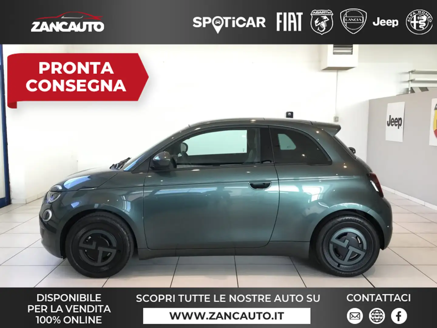 Fiat 500e Fiat 500E HATCHBACK 500e - Giorgio Armani - ROTT. Verde - 1