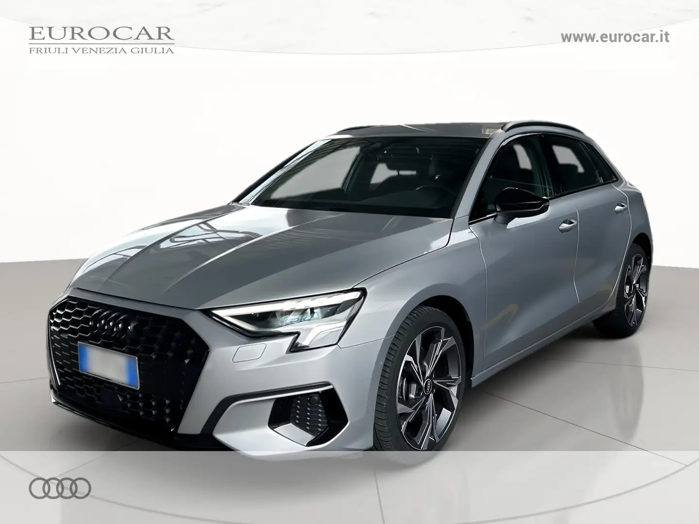 Audi A3 sportback 35 1.5 tfsi mhev business advanced s-tro Argent - 1