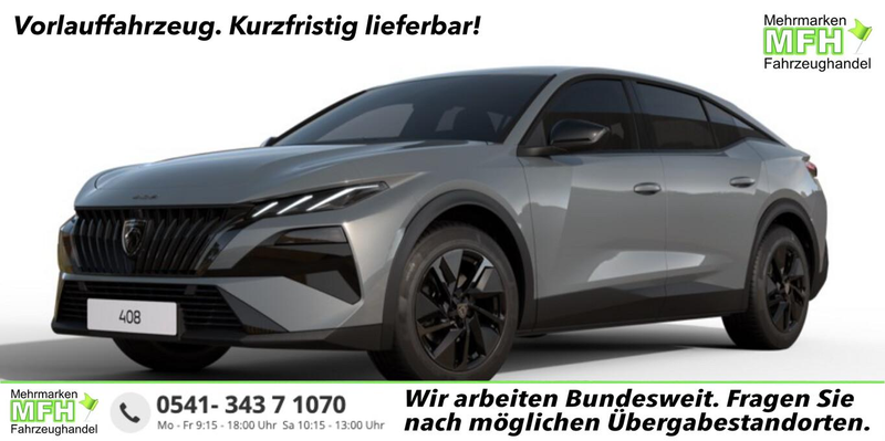 Peugeot 408 Allure Hybrid 360° CarP ACC BT PrivG 107 kW (14...