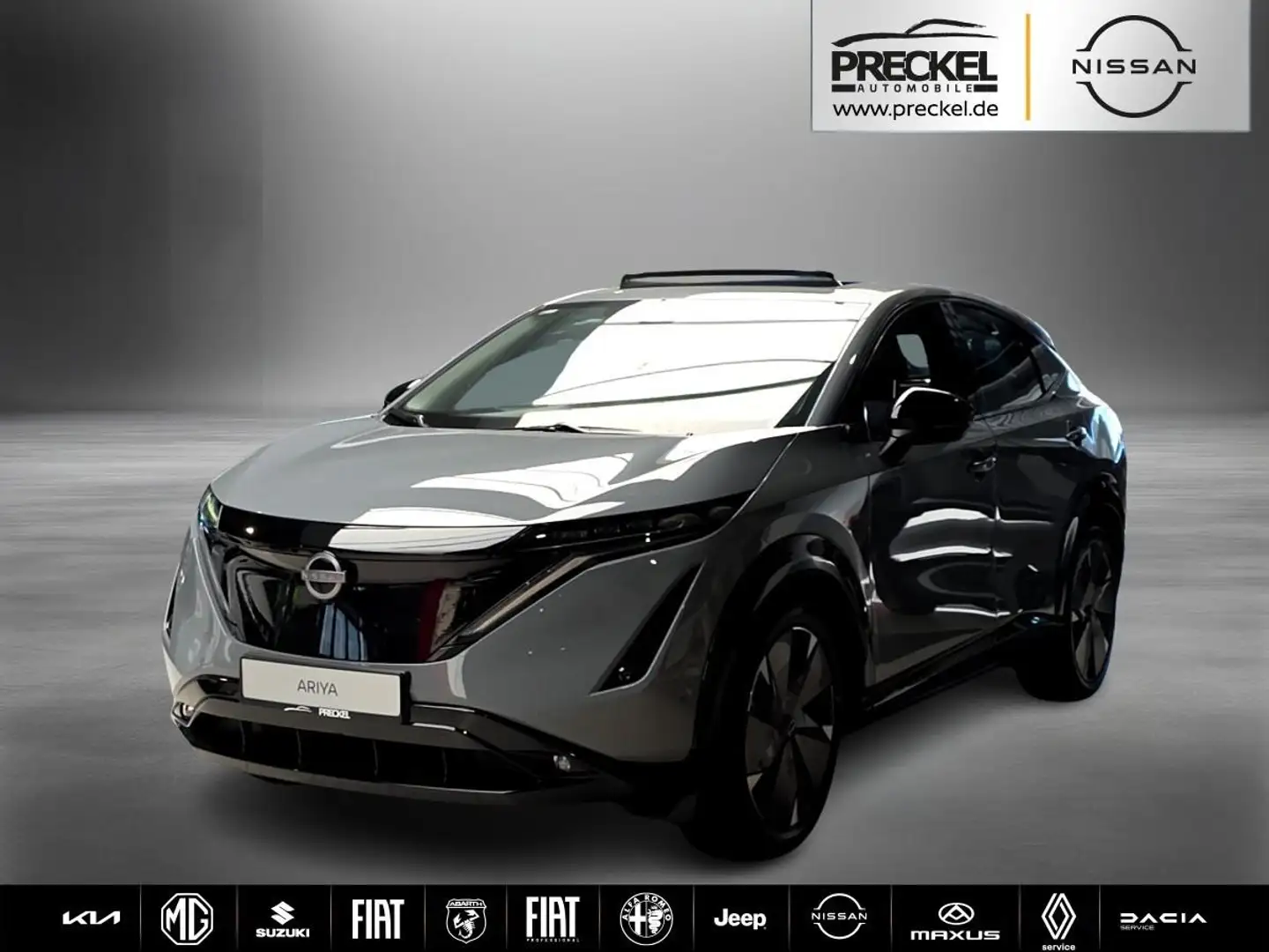 Nissan Ariya 🔋⚡Evolve Pack 306PS e-4ORCE Allrad 87kWh 🔋⚡Kurzz Grau - 1