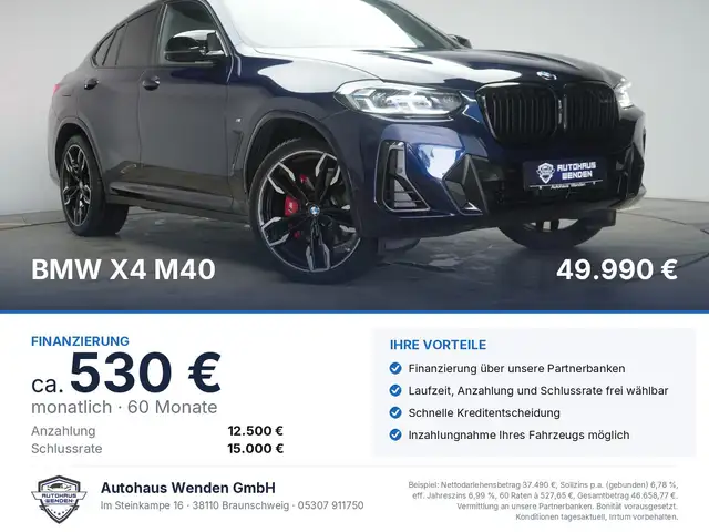 Bmw X4 M d M Sport Leder/ACC/Kamera/HUD/Pano/H&K/S