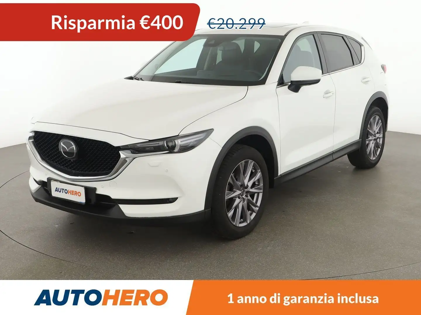 Mazda CX-5 2.2 Turbodiesel Exclusive  150 CV AWD Blanc - 1