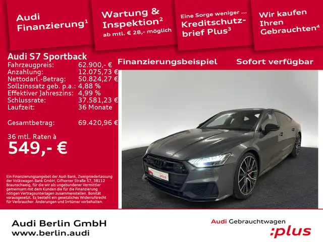 Audi S7 tiptr. STDHZG MATRIX 360°K NACHTS