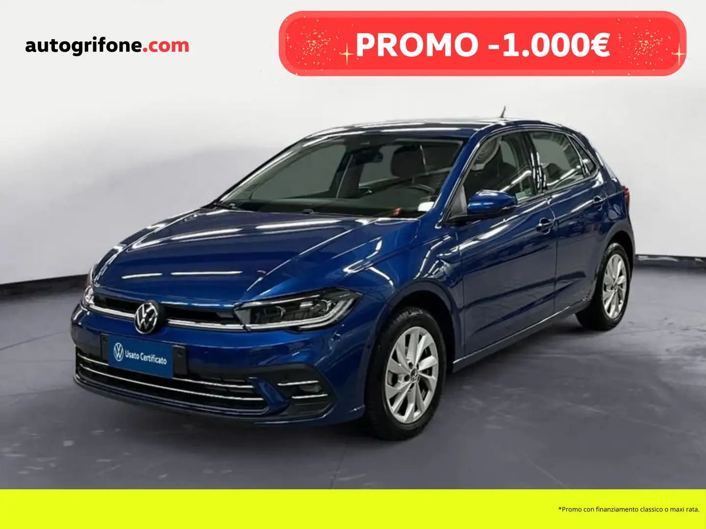 Volkswagen Polo 1.0 TSI Style Blu/Azzurro - 1