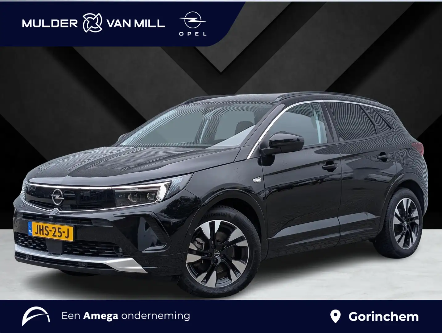 Opel Grandland Ultimate 1.6 PHEV 225pk Hybrid e-EAT8 | LEDEREN BE Zwart - 1