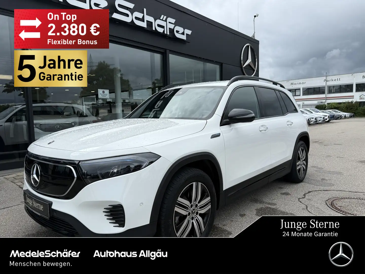 Mercedes-Benz EQB 300 EQB 300 4MATIC Distr Night Ambi Key Sound Kamera Weiß - 1
