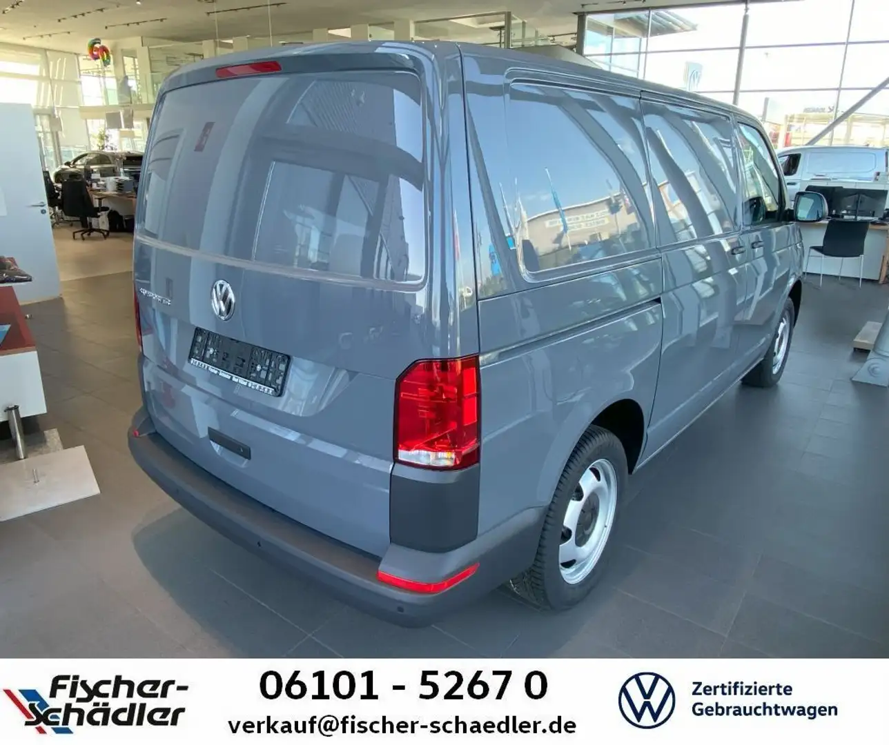 Volkswagen T6 Transporter 2.0TDI*DSG*KR*SitzHz.*RearView* Grau - 2
