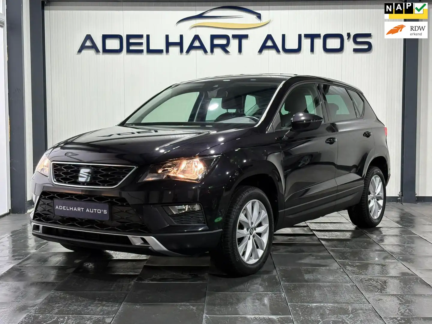 SEAT Ateca 1.4 EcoTSI Xcellence DSG Automaat / Lederen interi Schwarz - 1