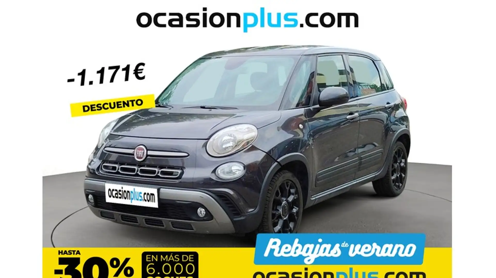 Fiat 500L 1.4 Cross Gris - 1