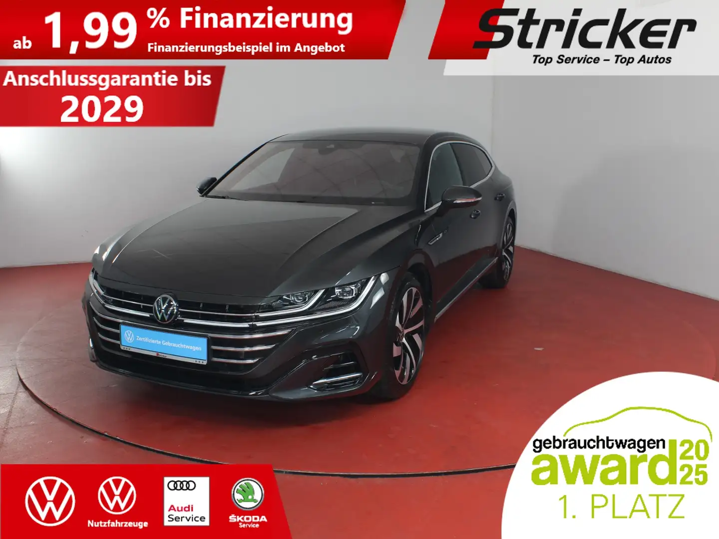 Volkswagen Arteon Shooting Brake R-Line 2.0TSI 4M DSG 387,-ohne Anz Grau - 2