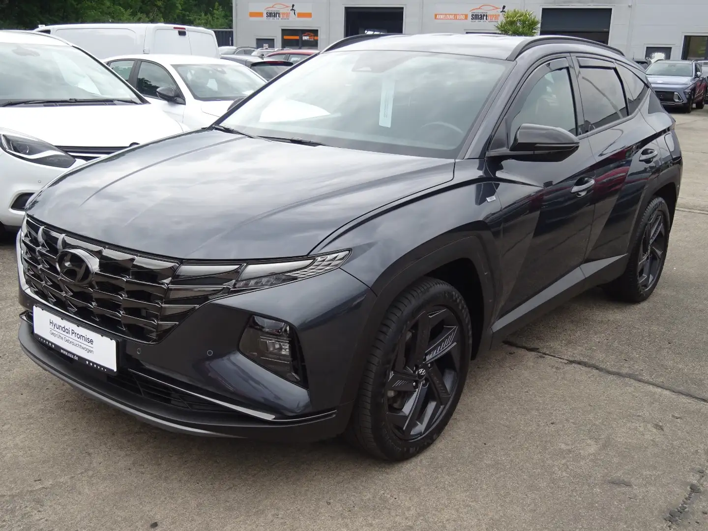 Hyundai TUCSON Blackline 1.6 T-GDI 48V DCT inkl. Big Deal Grau - 2