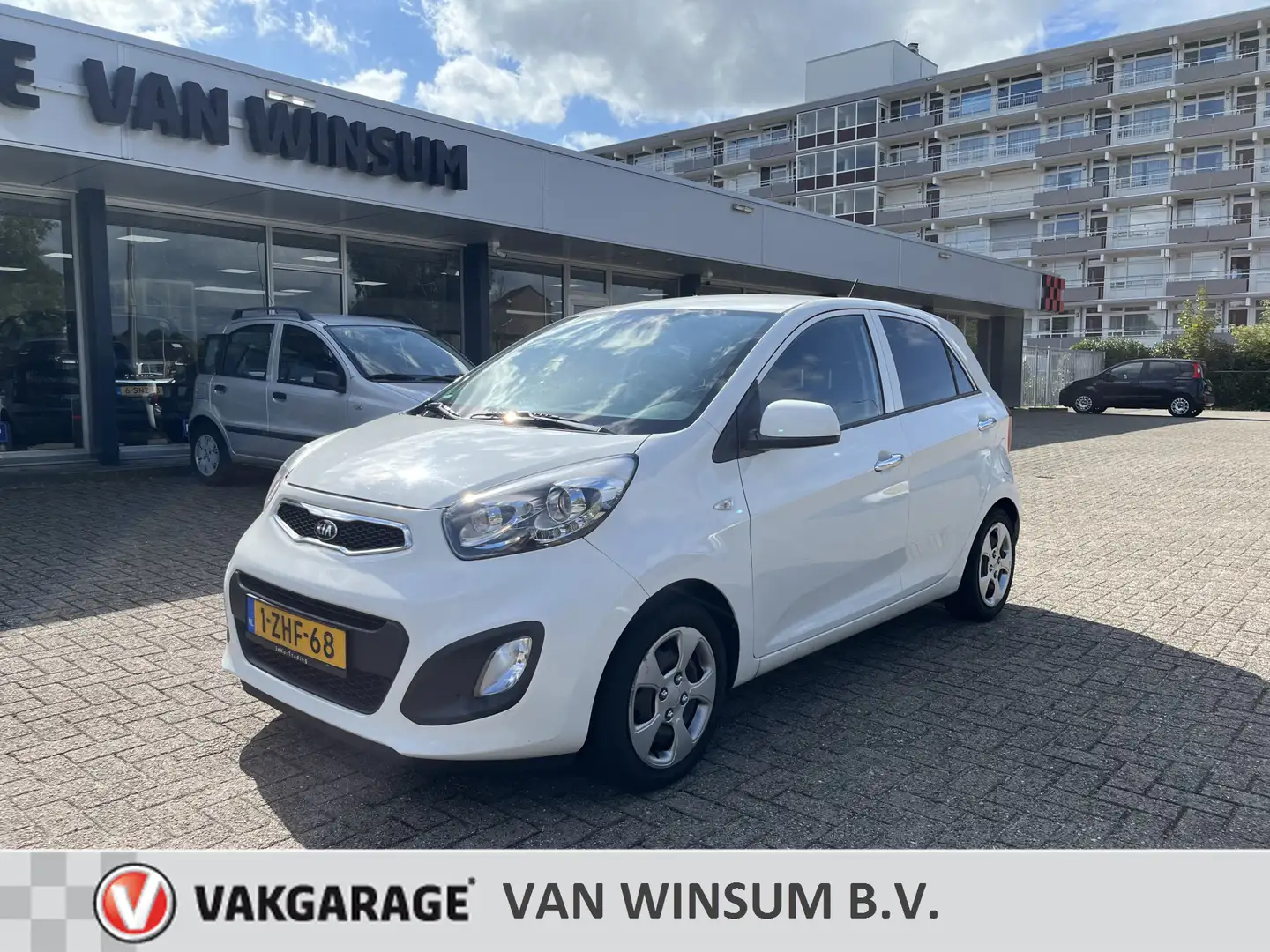 Kia Picanto 1.0 CVVT BusinessLine Trekhaak Airco Navi Blanc - 1