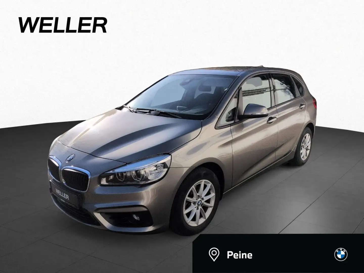 BMW 218 d Active Tourer Advantage LED St+Go MemSitz PDC Silber - 1