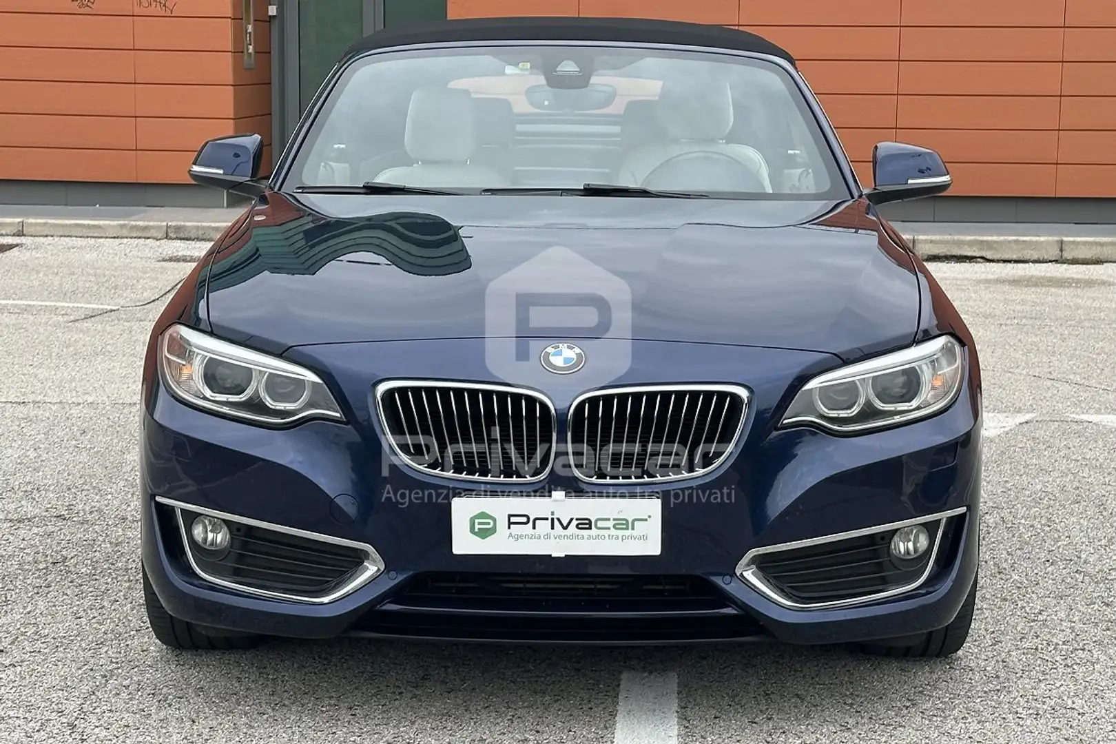 BMW 220 220d Cabrio Luxury Bleu - 2