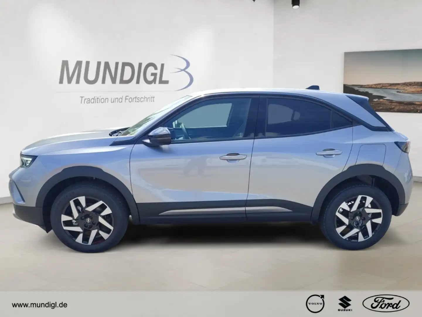 Opel Mokka Elegance Klima FSE BT USB R SHZ FSH ZV Tempo LED Gris - 2