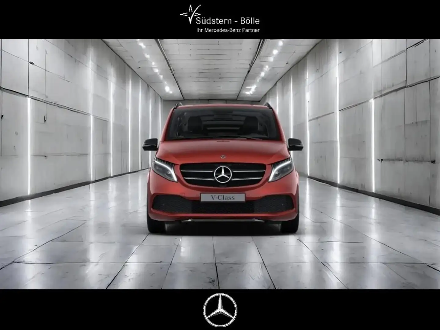 Mercedes-Benz V 250 EDITION MBUX+AIRMATIC+KAM+STHZ+AHK2,5T+LED Rouge - 2