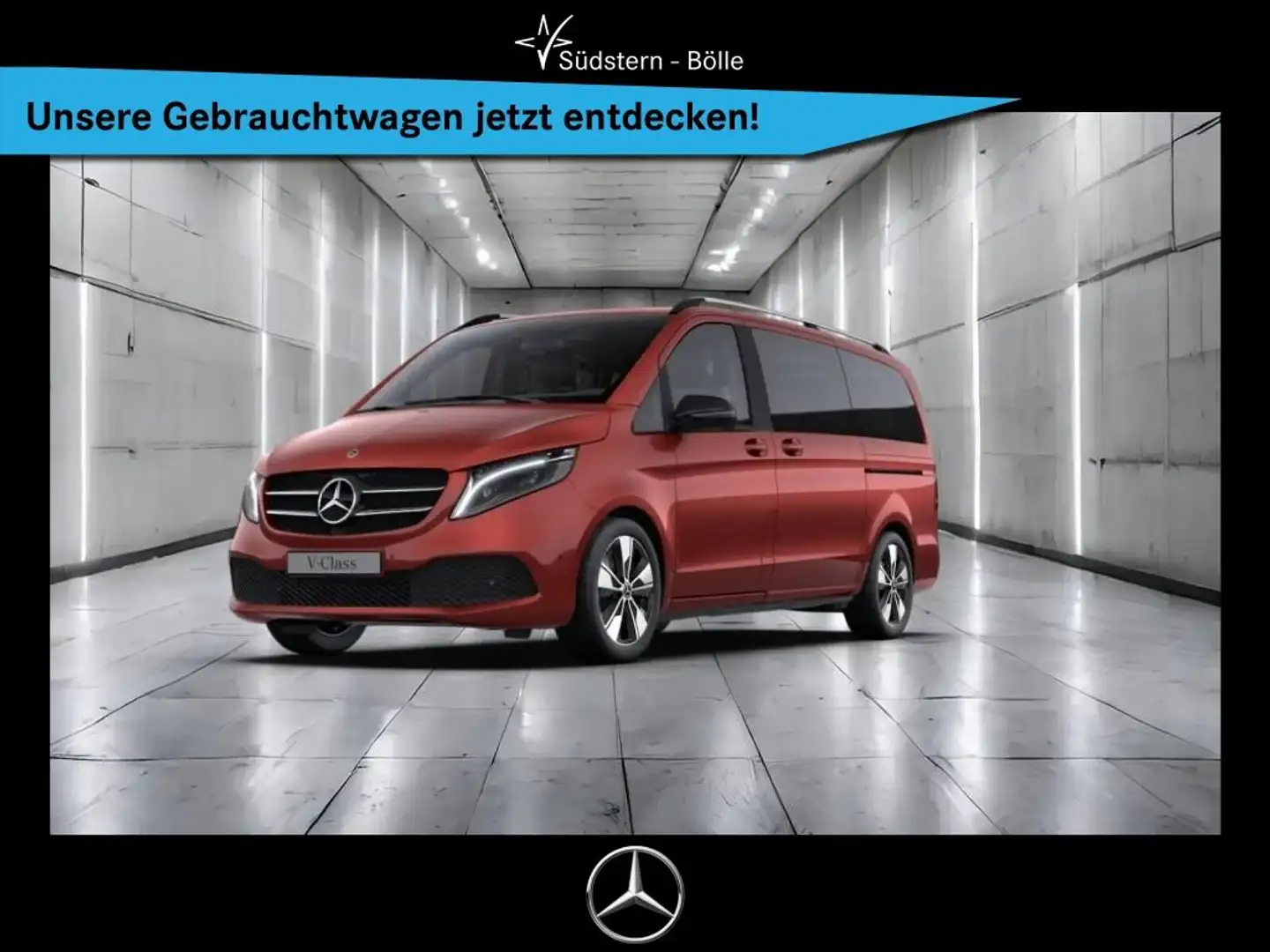 Mercedes-Benz V 250 EDITION MBUX+AIRMATIC+KAM+STHZ+AHK2,5T+LED Rouge - 1