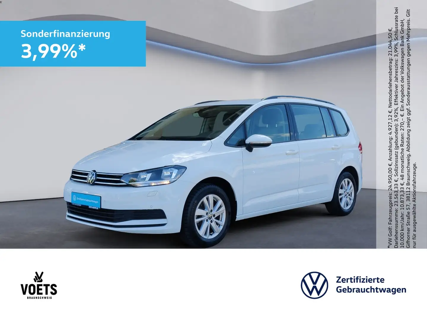 Volkswagen Touran Comfortline 1.5 TSI SHZ+NAVI+AppConnect Wit - 1