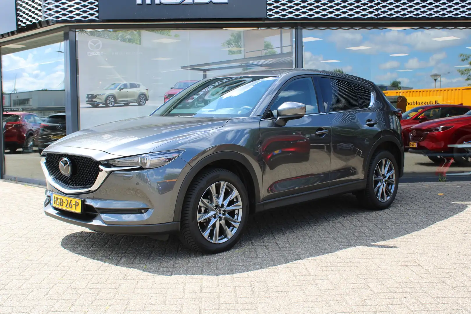 Mazda CX-5 2.5 SkyActiv-G 194 Signature , Automaat, Leder, Ad Grijs - 2