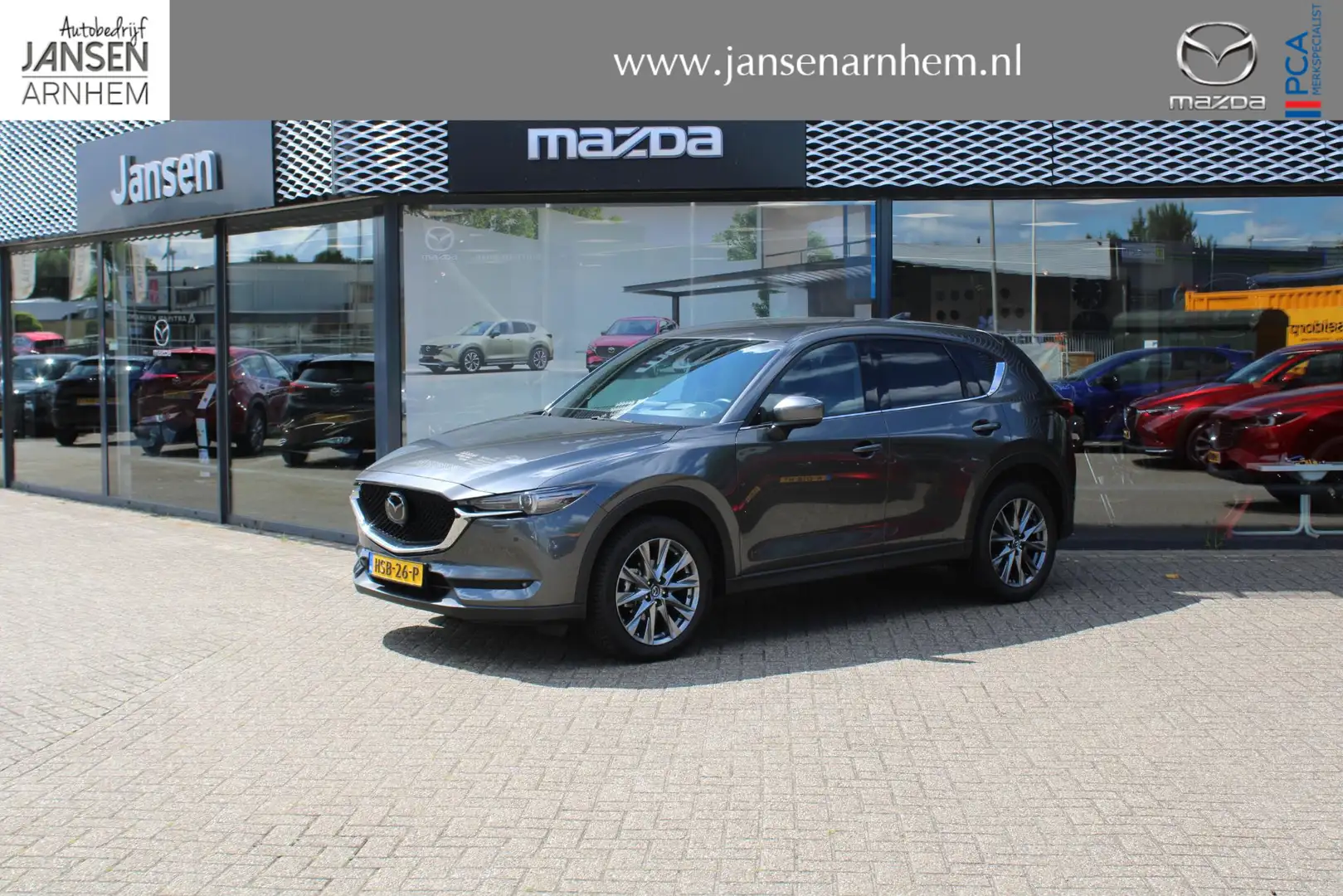 Mazda CX-5 2.5 SkyActiv-G 194 Signature , Automaat, Leder, Ad Grijs - 1
