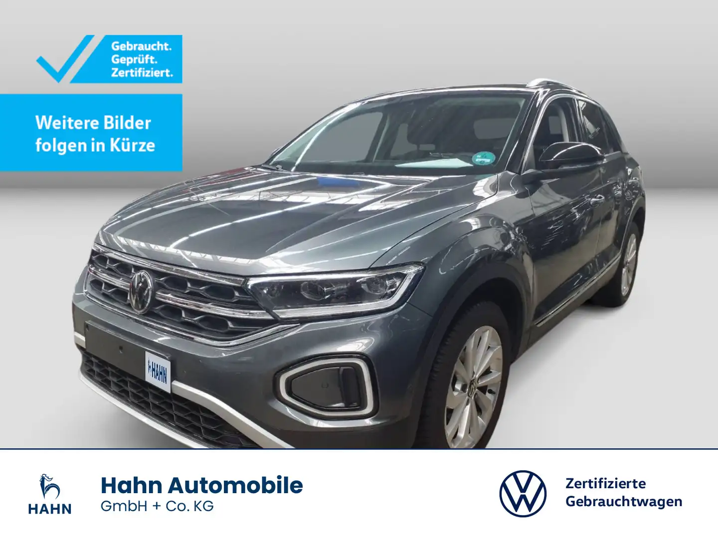 Volkswagen T-Roc 1.5TSI DSG Style ACC AHK LED-Plus Navi PDC Grau - 1