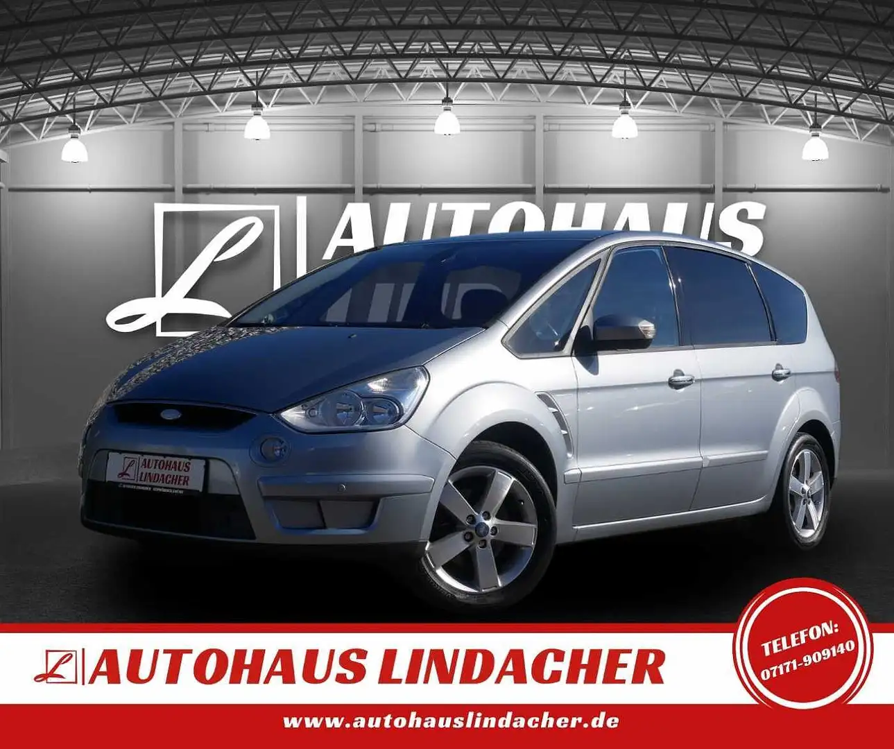 Ford S-Max 2.0 Titanium +Navi +PDC +AHK Silber - 1
