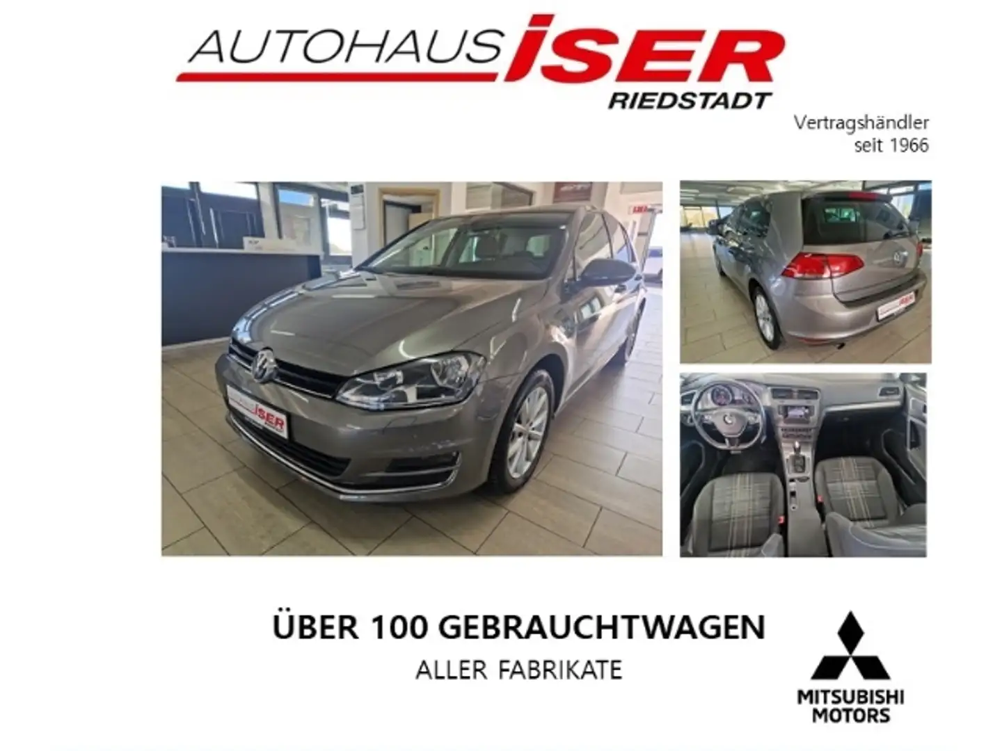 Volkswagen Golf VII Lounge BMT Multif.Lenkrad Klima Temp Grau - 1