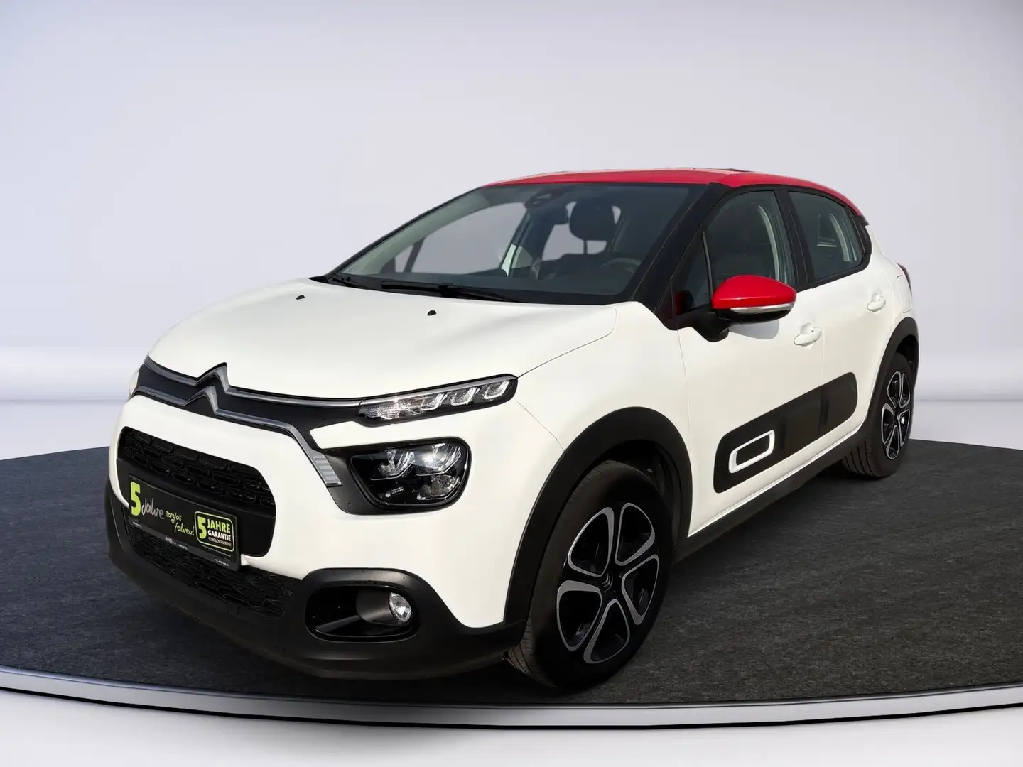 Citroen C3 PureTech 83 S&S Duallackierung - Dach rot Blanc - 2