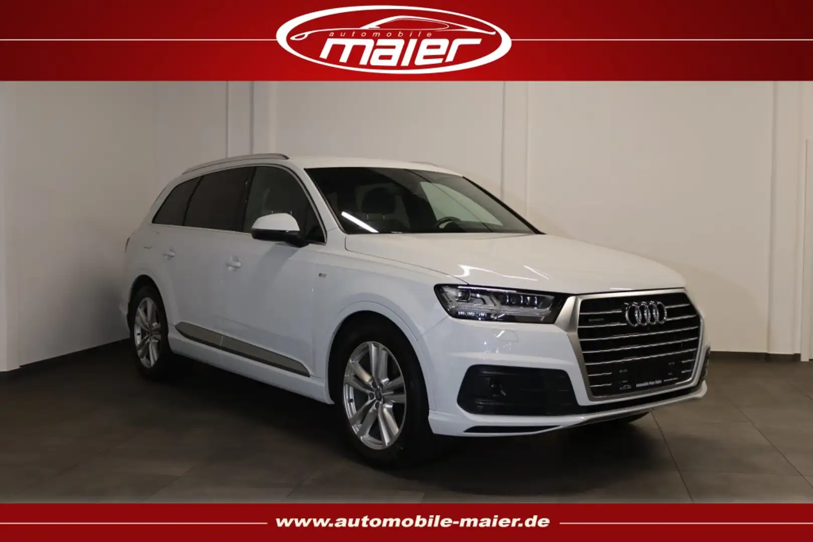 Audi Q7 3.0 TDI quattro S line-Navi-Matrix-Kamera-AHK Weiß - 1